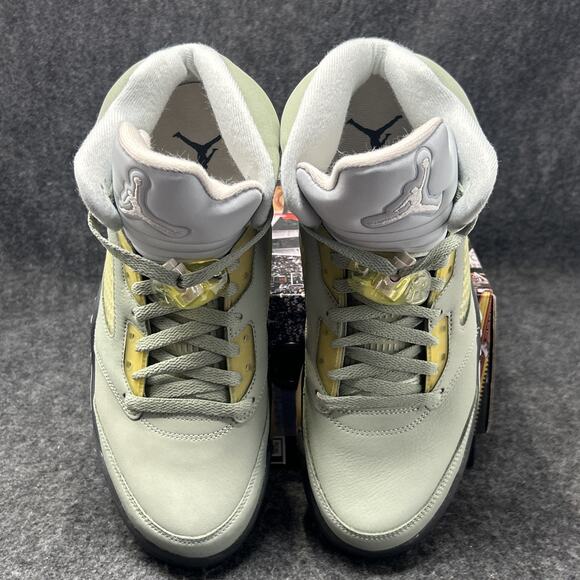 Air Jordan 5 Retro Sneakers Men’s Size 10 DC7501‑300 Jade Horizon Yellow Tint main image 6